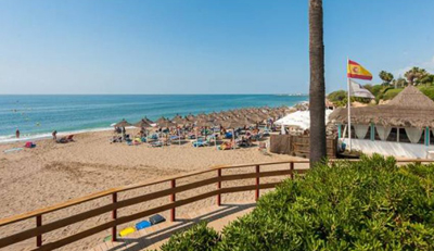 forstline stranden costa del sol billede