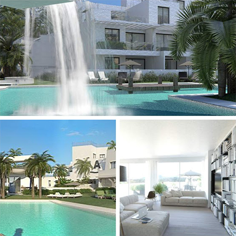 penthouses lejlighed til salg la cala billede collage