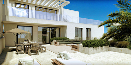 patio penthouses lejlighed til salg la cala billede